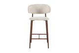 Chaise de comptoir Coco – Beige – vue principale