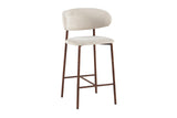Chaise de comptoir Coco – Beige – vue 5