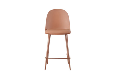 Chaise de comptoir Jasmin – Terracotta – vue principale