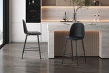 Chaise de comptoir Jasmin – Noir – vue 4