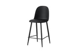 Chaise de comptoir Jasmin – Noir – vue 5