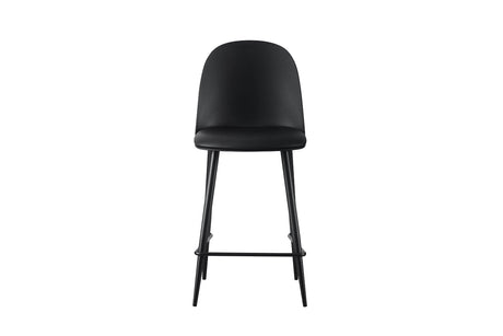 Chaise de comptoir Jasmin – Noir – vue principale