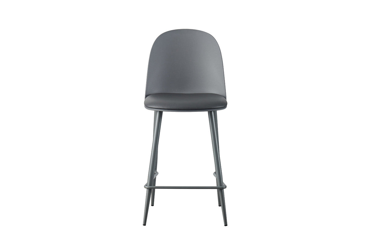Chaise de comptoir Jasmin – Gris – vue principale