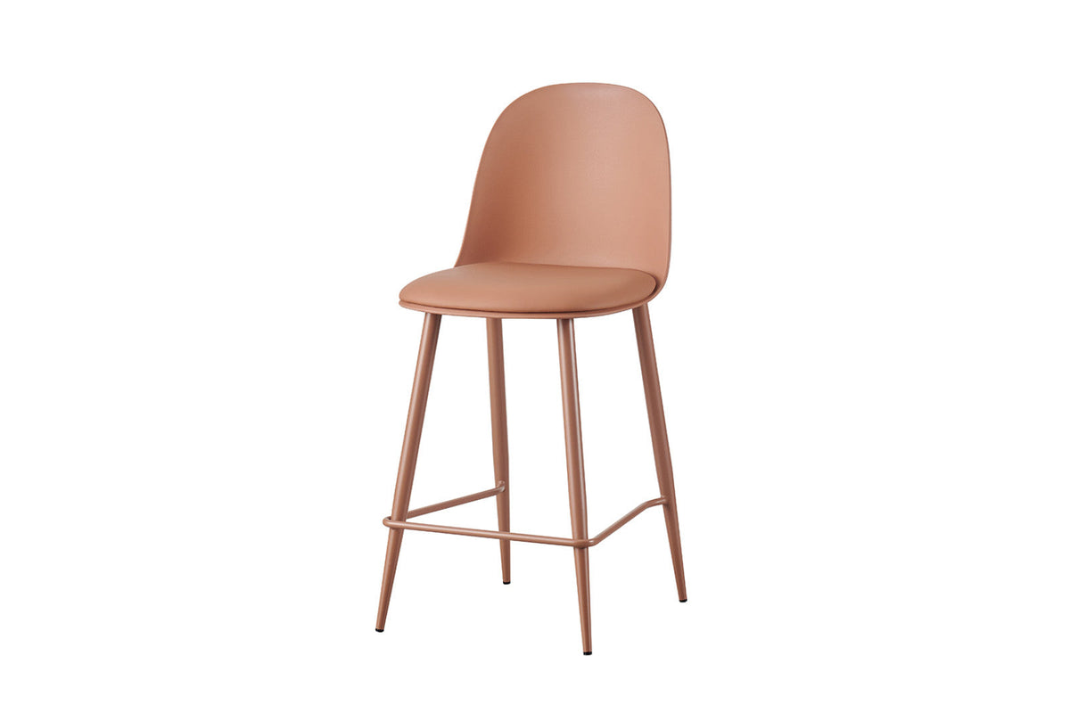 Chaise de comptoir Jasmin – Terracotta – vue 5