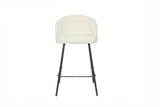 Chaise de comptoir June – Blanc – vue principale