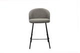 Chaise de comptoir June – Gris – vue principale