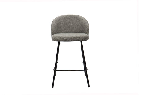 Chaise de comptoir June – Gris – vue principale