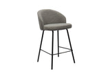Chaise de comptoir June – Gris – vue 4