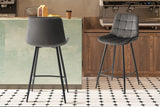Chaise de comptoir Juta – Taupe – vue 2
