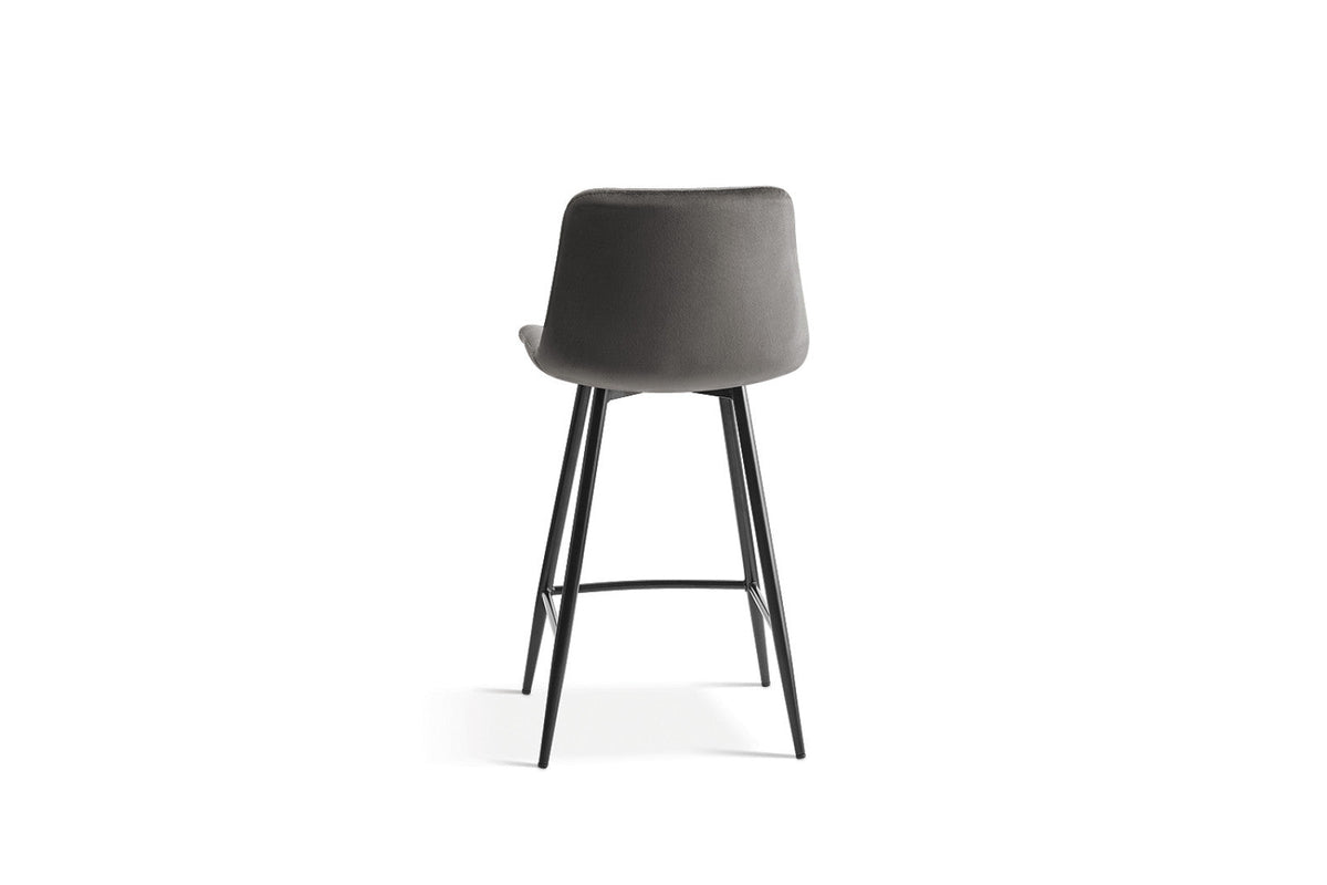 Chaise de comptoir Juta – Taupe – vue 5