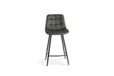 Chaise de comptoir Juta – Vert – vue 4