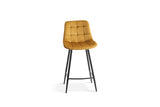 Chaise de comptoir Juta – Or – vue 4