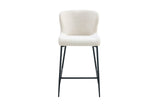Chaise de comptoir Lisa – Écru – vue principale
