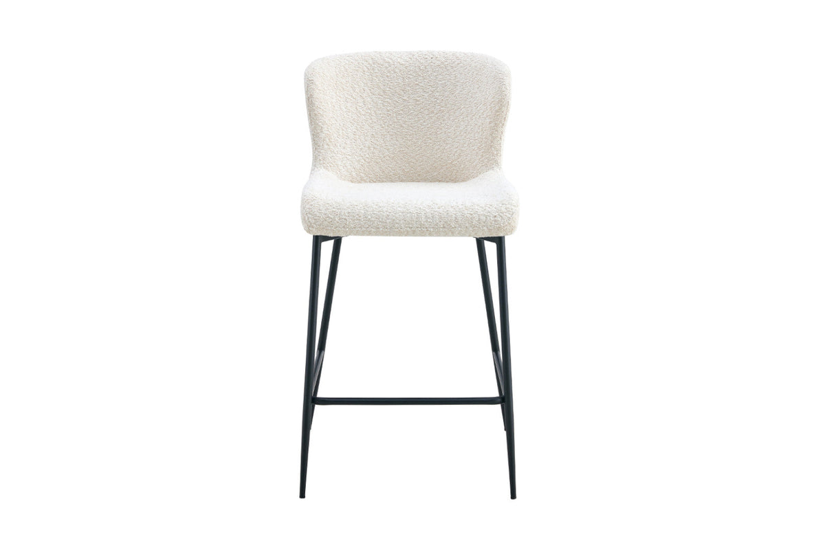 Chaise de comptoir Lisa – Écru – vue principale