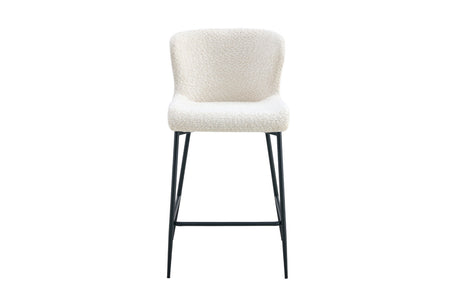 Chaise de comptoir Lisa – Écru – vue principale