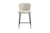 Chaise de comptoir Lisa – Beige – vue principale