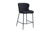 Chaise de comptoir Lisa – Gris foncé – vue 5