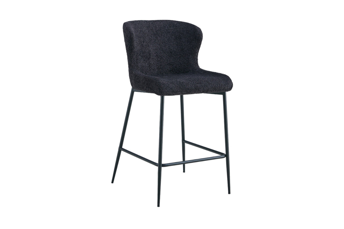 Chaise de comptoir Lisa – Gris foncé – vue 5