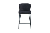 Chaise de comptoir Lisa – Gris foncé – vue principale