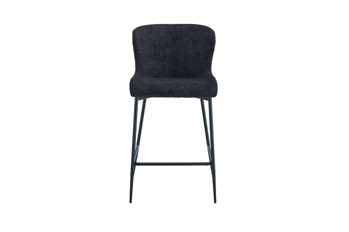 Chaise de comptoir Lisa – Gris foncé – vue principale