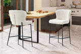 Chaise de comptoir Lisa – Écru – vue 2