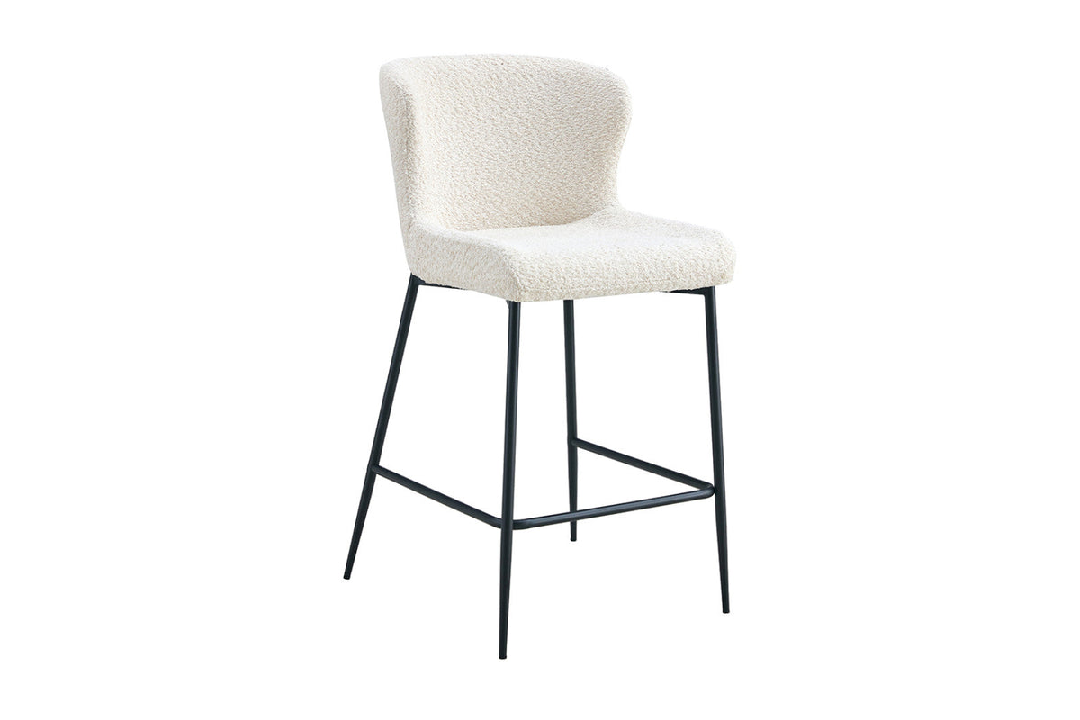 Chaise de comptoir Lisa – Écru – vue 5