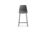 Chaise de comptoir Marie – Gris – vue 4