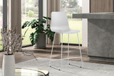Chaise de comptoir Marie – Blanc – vue 3