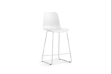 Chaise de comptoir Marie – Blanc – vue principale