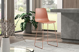 Chaise de comptoir Marie – Terracotta – vue 3