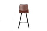 Chaise de comptoir Ozan – Brun – vue principale