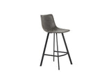 Chaise de comptoir Ozan – Gris – vue 5