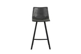 Chaise de comptoir Ozan – Noir – vue principale