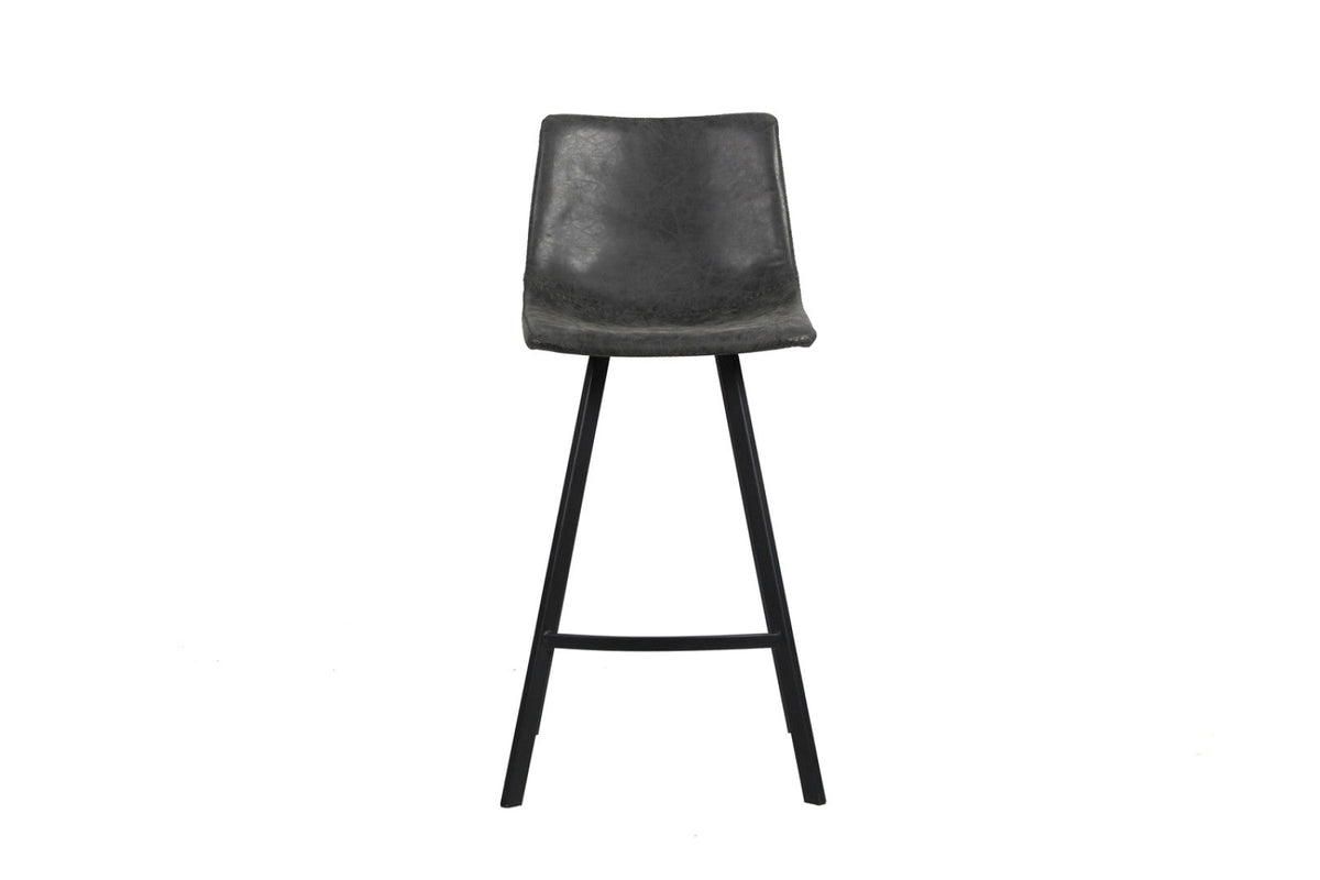 Chaise de comptoir Ozan – Noir – vue principale