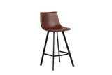 Chaise de comptoir Ozan – Brun – vue 4