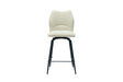 Chaise de comptoir pivotante Lara – Écru – vue principale