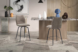 Chaise de comptoir pivotante Lara – Sable – vue 5