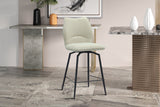Chaise de comptoir pivotante Lara – Écru – vue 4