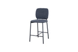 Chaise de comptoir Sophia – Gris foncé – vue 5