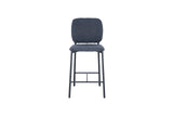 Chaise de comptoir Sophia – Gris foncé – vue principale