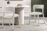 Chaise Elvas – Écru – vue 2
