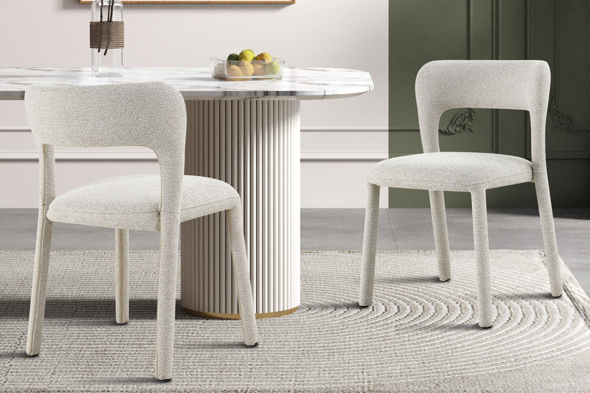 Chaise Elvas – Écru – vue 2