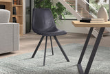 Chaise Emma – Noir – vue 3