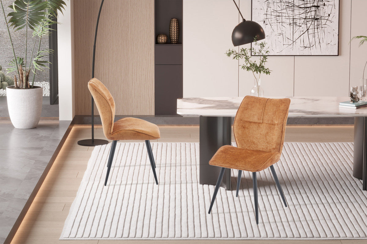 Chaise Faye – Or – vue 4