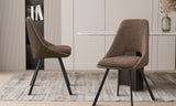 Chaise Filou – Sable, dos brun – vue 2