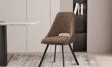 Chaise Filou – Sable, dos brun – vue 3