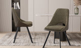 Chaise Filou – Vert, dos vert foncé – vue 2