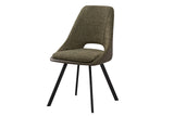 Chaise Filou – Vert, dos vert foncé – vue 4