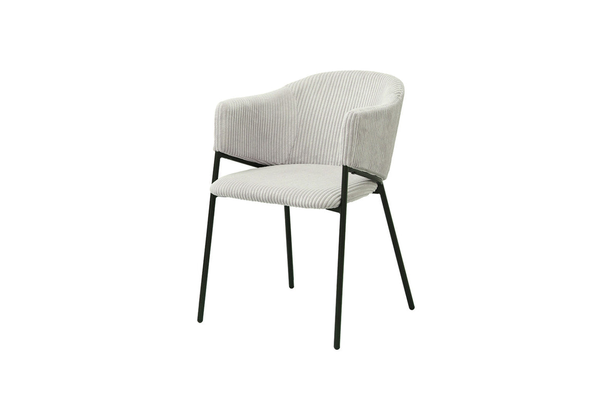 Chaise Hugo – Gris clair – vue 5