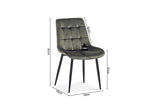 Chaise Juta – Vert – vue 3